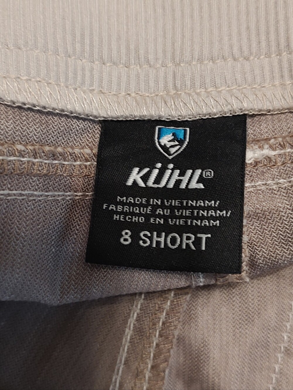 Kuhl Cabo Pant Cotton Linen Birch Grey Gorpcore Size 8 SHORT - Picture 14 of 16